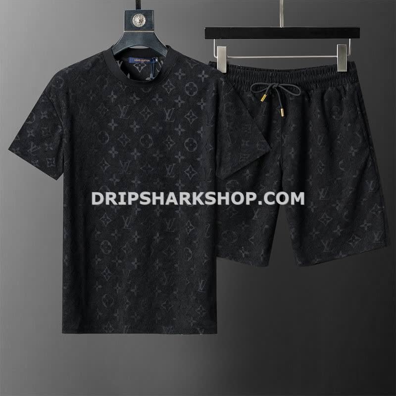 Conjunto corto Louis Vuitton - Negro