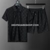 Conjunto corto Louis Vuitton - Negro