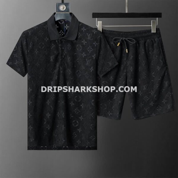 Conjunto corto Louis Vuitton - Negro