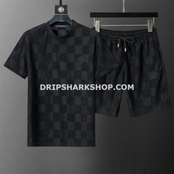 Conjunto corto Louis Vuitton - Negro