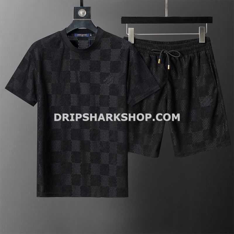 Conjunto corto Louis Vuitton - Negro