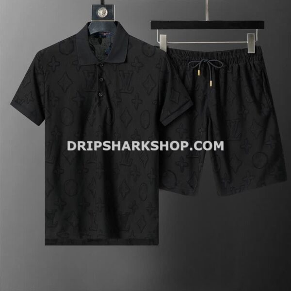 Conjunto corto Louis Vuitton - Negro