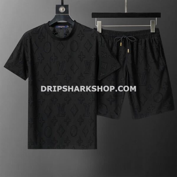 Conjunto corto Louis Vuitton - Negro
