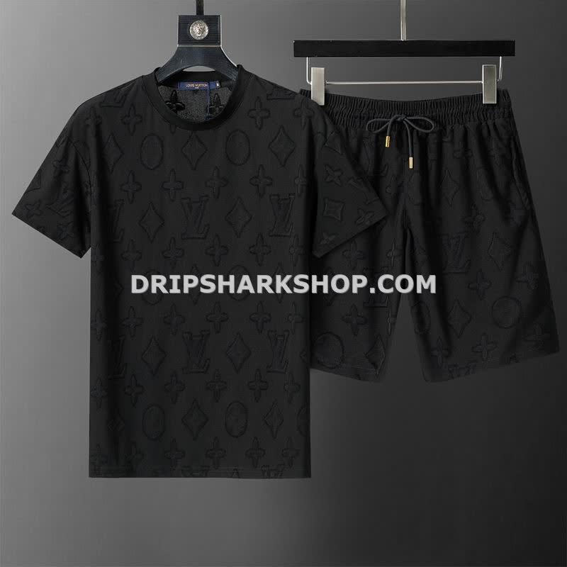 Conjunto corto Louis Vuitton - Negro