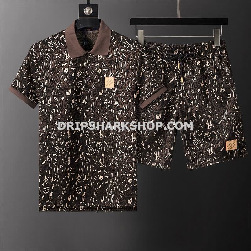 Conjunto corto Louis Vuitton - Marrón