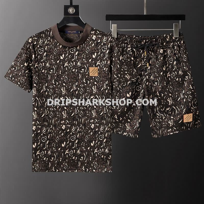 Conjunto corto Louis Vuitton - Marrón