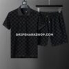 Conjunto corto Louis Vuitton - Negro