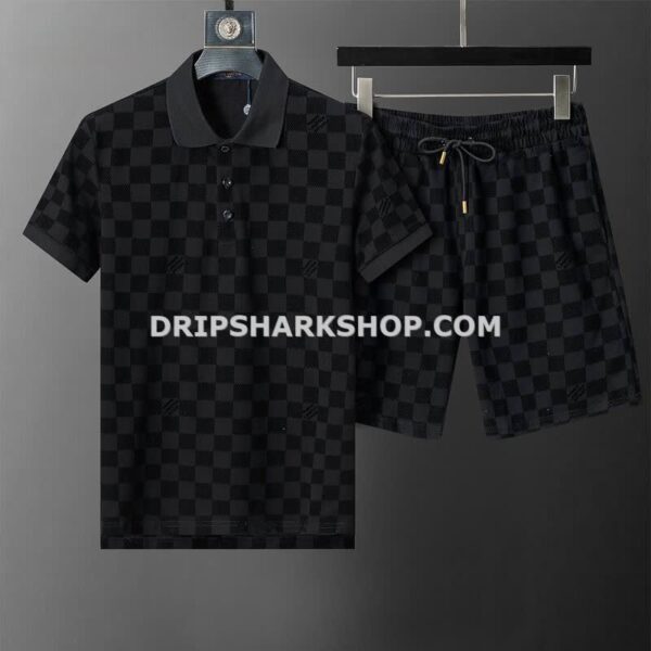 Conjunto corto Louis Vuitton - Negro