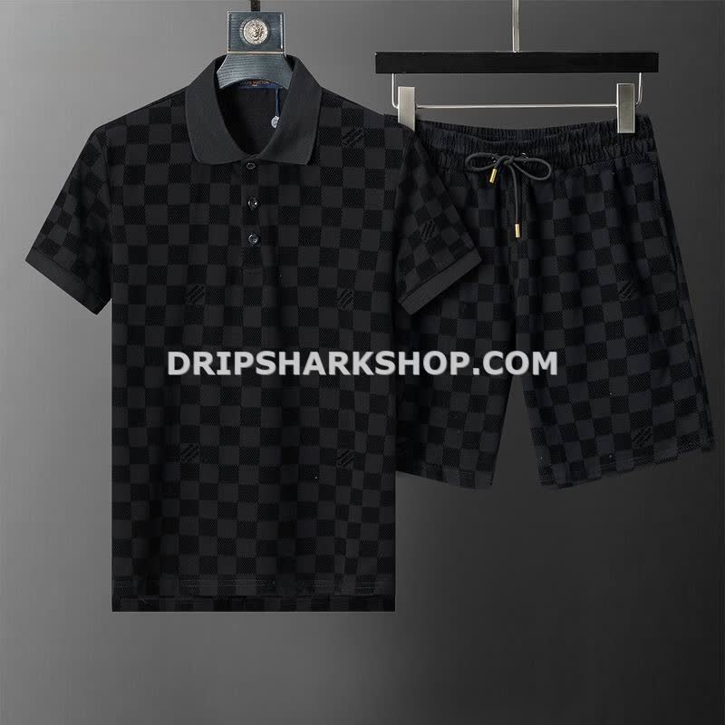 Conjunto corto Louis Vuitton - Negro