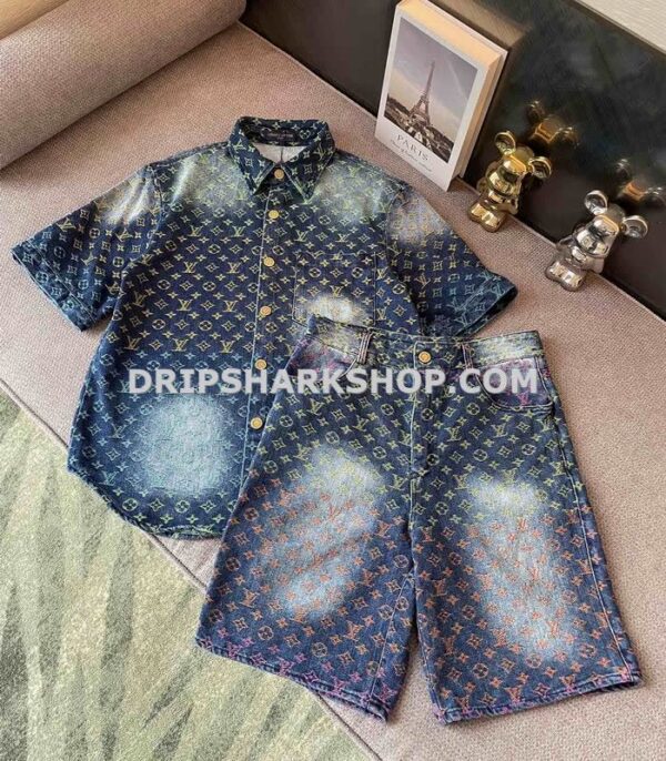 Conjunto corto Louis Vuitton - Azul