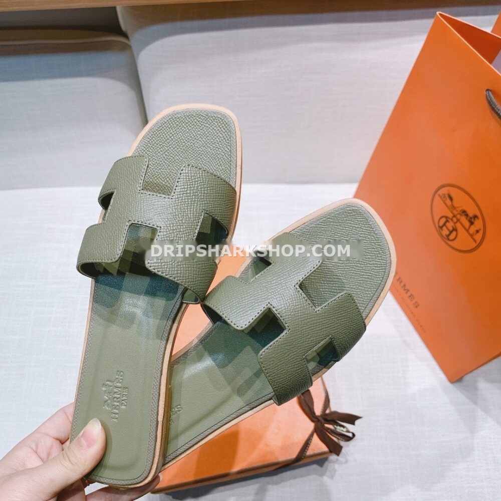 Sandalias Hermes - Oran Vert cactus
