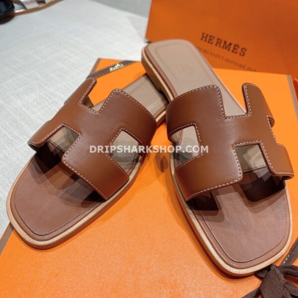 Sandalias Hermes - Oran Marrón