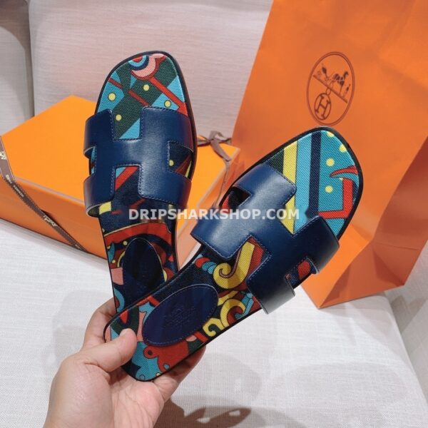 Sandalias Hermes - Oran estampado «Faubourg Rainbow»