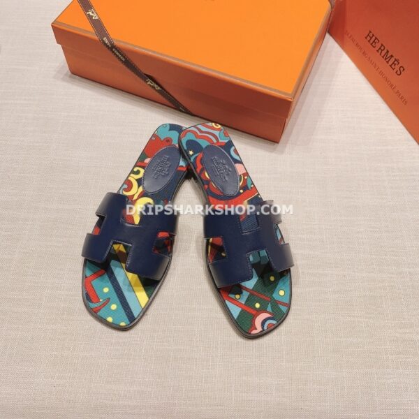 Sandalias Hermes - Oran estampado «Faubourg Rainbow»