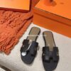 Sandalias Hermes - Oran Negro