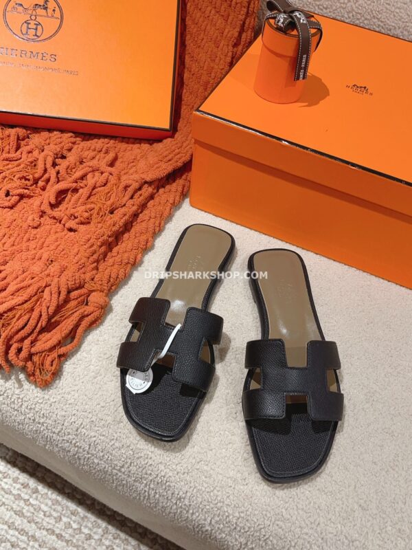Sandalias Hermes - Oran Negro