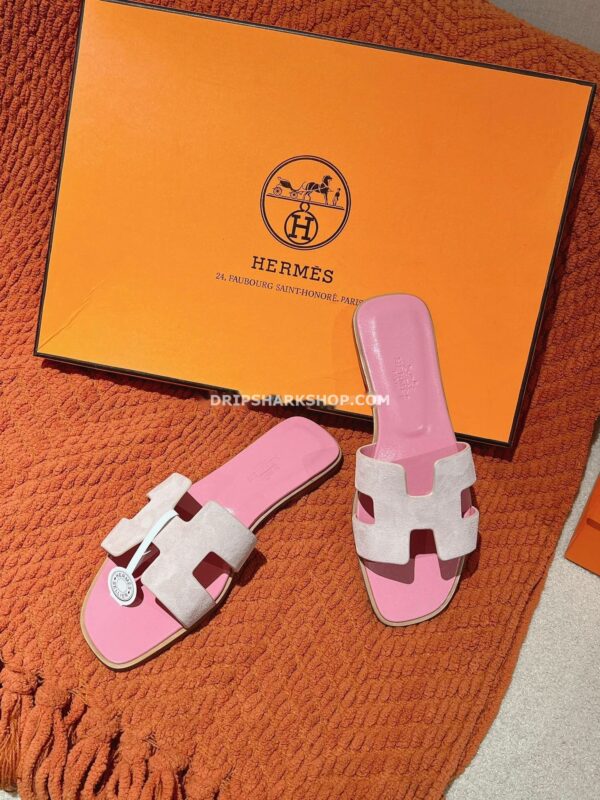 Sandalias Hermes - Oran Rose Porcelaine