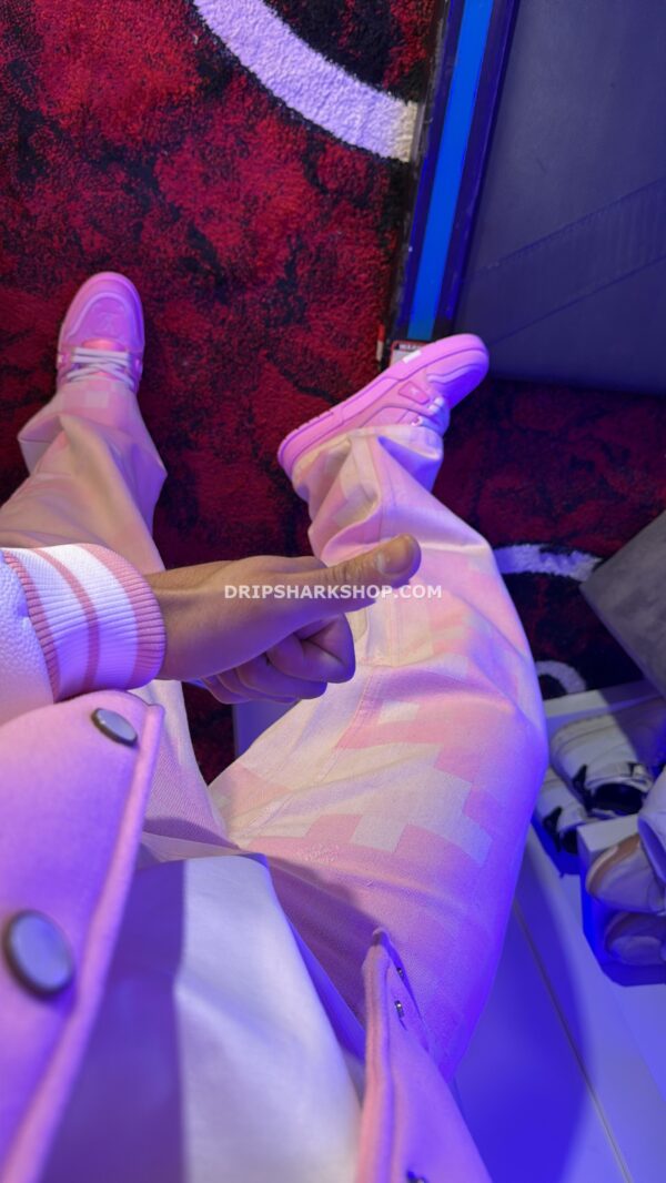 JEANS LOUIS Vuitton Rosa lamine yamal