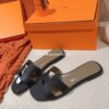 Sandalias Hermes - Oran Negro
