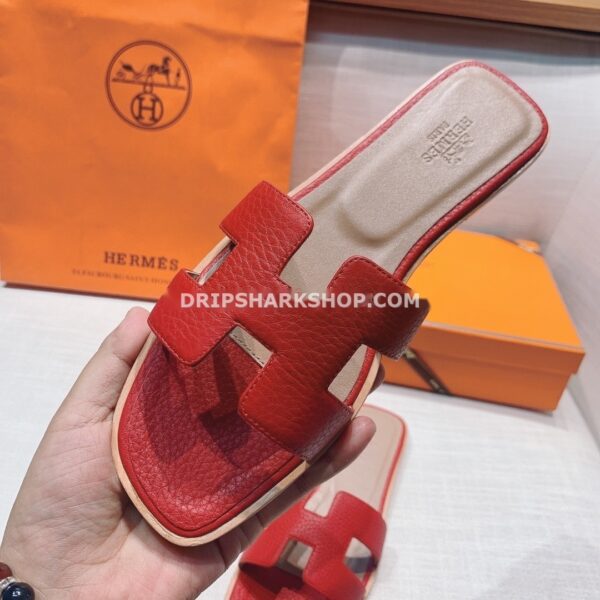 Sandalias Hermes - Oran Rojo