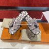 Sandalias Hermes - Oran estampado «Op'H» blanco y negro
