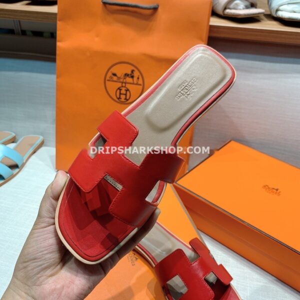 Sandalias Hermes - Oran Rojo