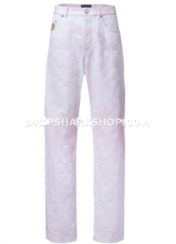 JEANS LOUIS Vuitton Rosa lamine yamal