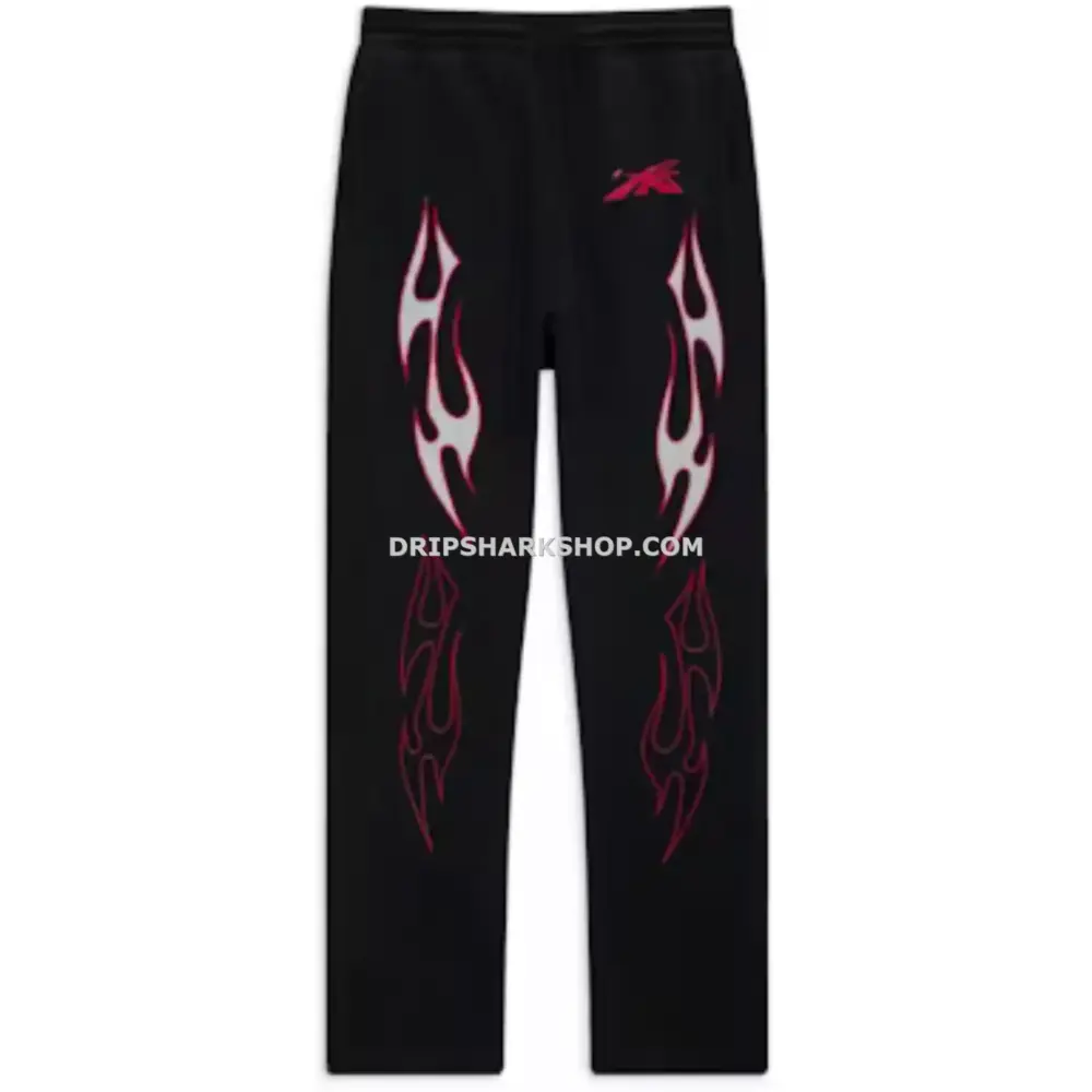 Hellstar-Sports-Future-Flame-Sweatpants-Black PANTS HELLSTAR
