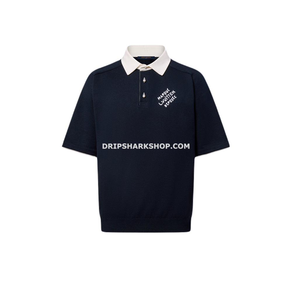 louis-vuitton-polo-a-maniche-corte-in-misto-cotone-ricamato-HRN14XF77925_PM2_Front-view-2 T-SHIRT LOUIS V