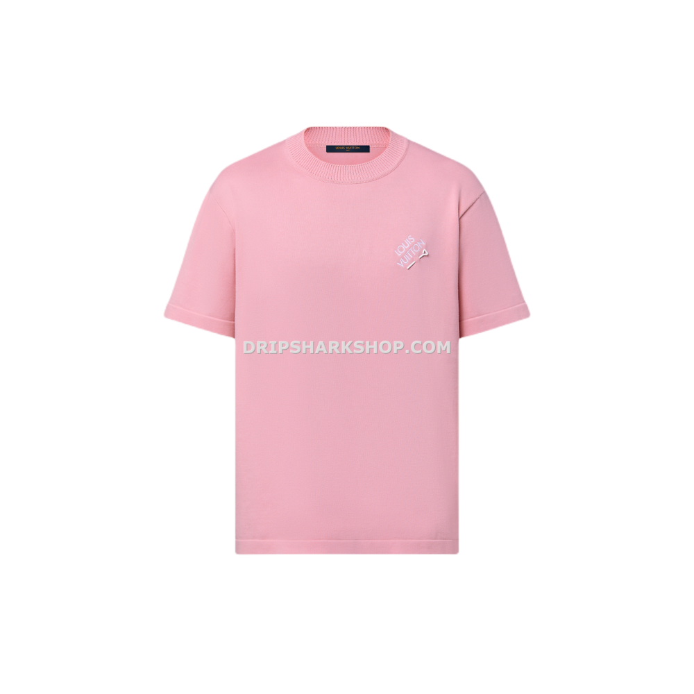 louis-vuitton-t-shirt-in-cotone-con-firma-ricamata-HNN42WOY8554_PM2_Front-view-2 T-SHIRT LOUIS V