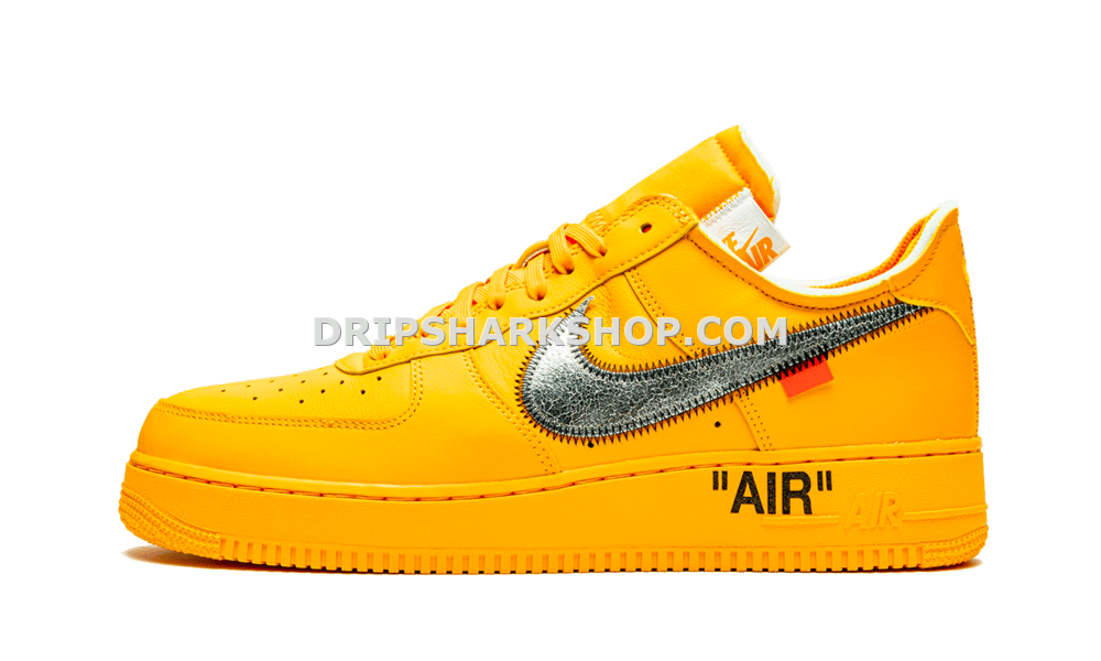 AF1 OFF-WHITE UNIVERSITY GOLD METALLIC SILVER