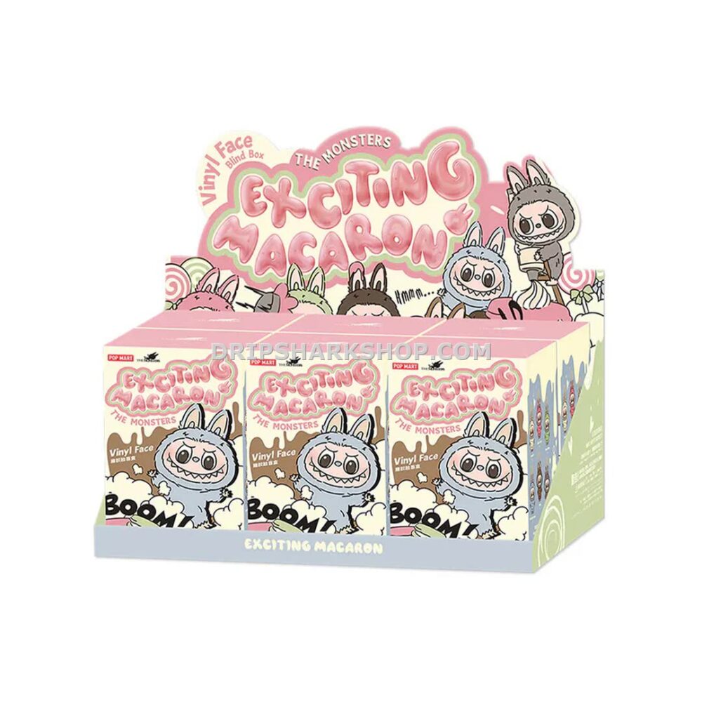 78253623 POP MART THE MONSTERS LABUBU TASTY MACARONS VINYL FACE BLIND BOX WHOLE SET (6 BLIND BOXES)